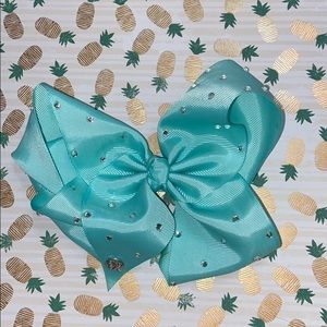 Large Teal Rhinestone Jojo Siwa Bow